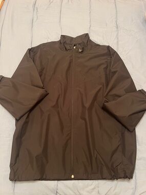 Nike Men's Dark Brown Full-Zip Windbreaker